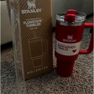 Stanley Stainless Steel H2.0 Flowstate Quencher Tumbler - 40 oz, Target Red